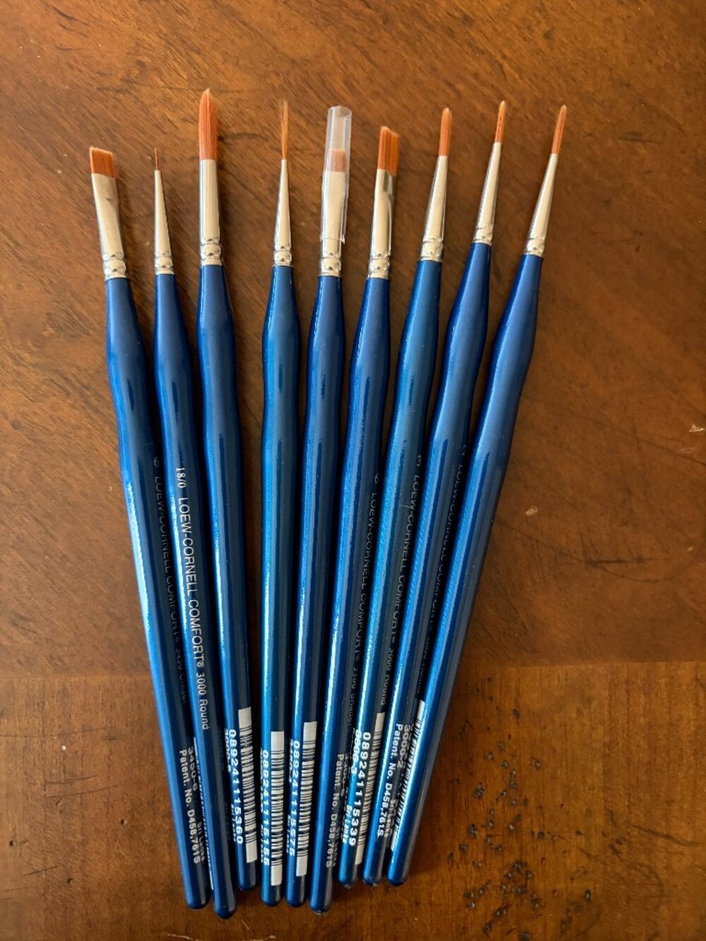Loew-Cornell Comfort Series new artist's brushes Lot of 9